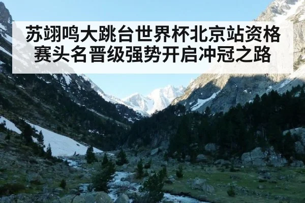 苏翊鸣大跳台世界杯北京站资格赛头名晋级强势开启冲冠之路